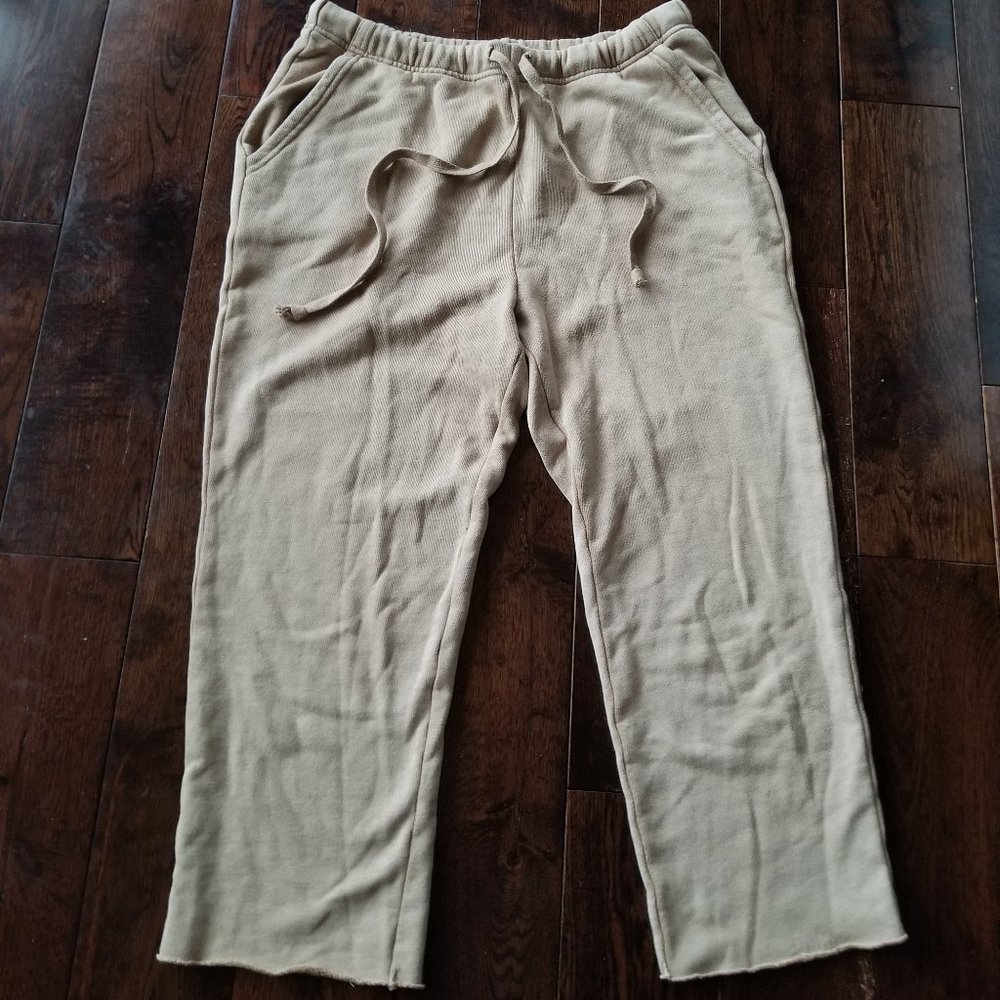 Aerie Soft Camel Colored Drawstring Lounge Pants